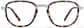 Front view of Foldable Square Glasses 7843925 in Tortoiseshell thumbnail