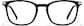 Front view of Mixed Material Square Glasses 7844121 in Black thumbnail