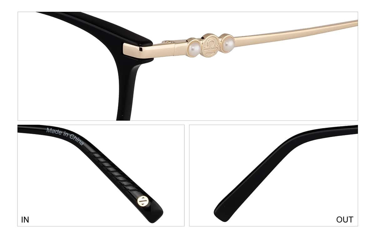 Image of Mixed Material Square Glasses