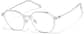 Angle view of Lentes cuadrados geométricos del zodíaco Cáncer 7844423 in Blanco thumbnail