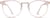 Front view of Round Glasses 785319 in Pink thumbnail