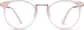 Front view of Round Glasses 785319 in Pink thumbnail