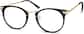 Angle view of Round Glasses 785321 in Black thumbnail