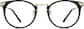 Front view of Round Glasses 785321 in Black thumbnail