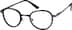 Round Glasses 787221 in Black