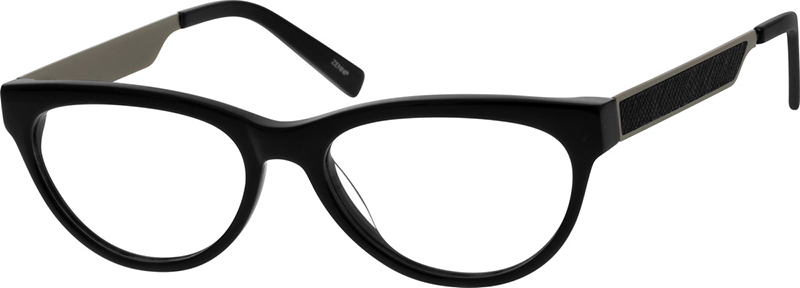 Black Oval Glasses #787421