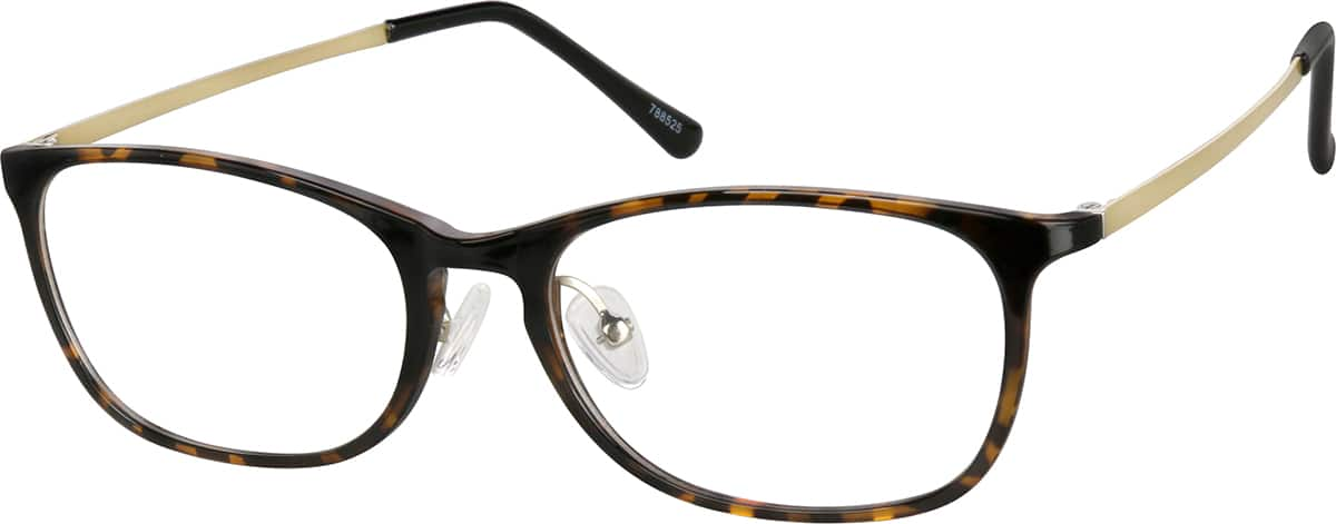 Angle view of Oval Glasses 788525 in Tortoiseshell