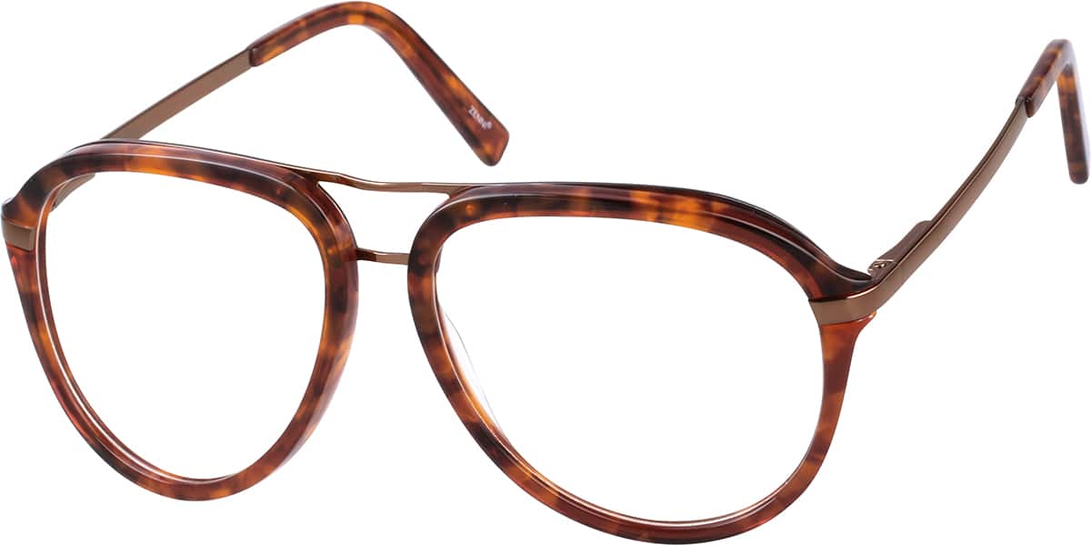 Tortoiseshell Aviator Glasses #789325 | Zenni Optical