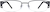 Front view of Rectangle Glasses 790221 in Black thumbnail
