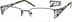 Rectangle Glasses 790224 in Green