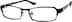 Rectangle Glasses 792116 in Blue