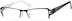 Rectangle Glasses 793721 in Black