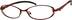Oval Glasses 794718 in Red