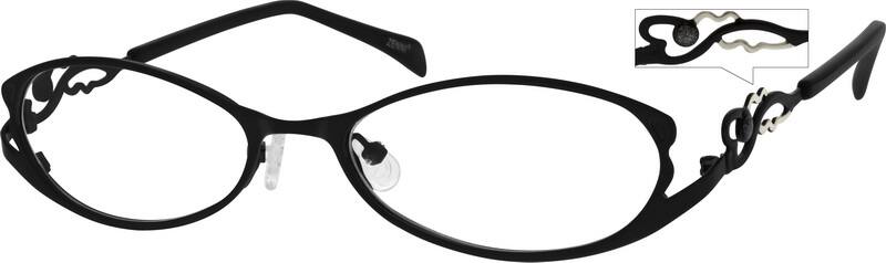 Black Oval Glasses #794821 | Zenni Optical