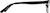 Side view of Rectangle Glasses 797821 in Black thumbnail