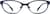Front view of Oval Glasses 798016 in Blue thumbnail
