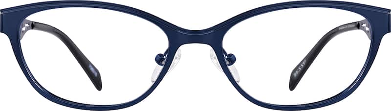 Blue Oval Glasses