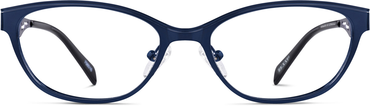 Blue Oval Glasses