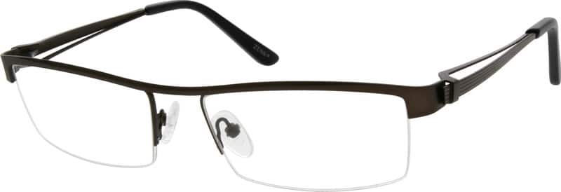 Brown Rectangle Glasses #798415 | Zenni Optical Canada