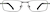 Front view of Rectangle Glasses 798512 in Gray thumbnail