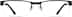 Rectangle Glasses 799021 in Black