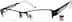 Rectangle Glasses 799821 in Black