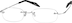 Rimless Glasses 804811 in Silver