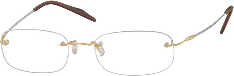 gold rimless glasses 804814