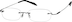 Rimless Glasses 804821 in Black