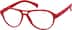 Aviator Glasses 806018 in Red