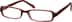 Rectangle Glasses 807118 in Brown