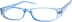 Rectangle Glasses 808626 in Blue