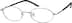 Oval Glasses 810011 in Silver
