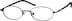 Oval Glasses 810021 in Black