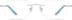 Rimless Glasses 810511 in Silver