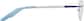 Side view of Customizable Rimless Glasses 810516 in Blue thumbnail