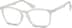 Glow-in-the-Dark Rectangle Glasses 8110112 in Blue Glow
