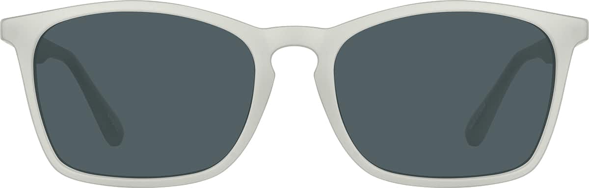 Blue Glow Glow-in-the-Dark Rectangle Glasses #8110112