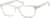 Angle view of Glow-in-the-Dark Rectangle Glasses 8110212 in Smoke thumbnail