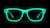 Image of Glow-in-the-Dark Rectangle Glasses thumbnail