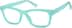 Glow-in-the-Dark Rectangle Glasses 8110216 in Teal