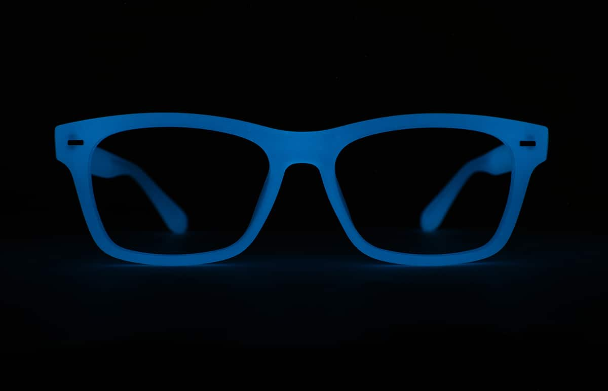 Image of Glow-in-the-Dark Rectangle Glasses