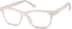 Glow-in-the-Dark Rectangle Glasses 8110219 in Pale Pink