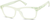 Angle view of Glow-in-the-Dark Rectangle Glasses 8110224 in Pale Green thumbnail