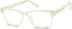 Glow-in-the-Dark Rectangle Glasses 8110224 in Pale Green
