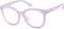 Glow-in-the-Dark Square Glasses 8110317 in Purple/ Green Glow