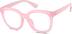 Glow-in-the-Dark Square Glasses 8110319 in Pink/ Green Glow