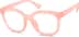 Glow-in-the-Dark Square Glasses 8110342 in Orange/ Yellow Glow