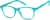Angle view of Kids' Glow-in-the-Dark Square Glasses 8110616 in Blue/ Green Glow thumbnail