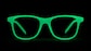 Image of Kids' Glow-in-the-Dark Square Glasses thumbnail